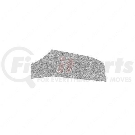 Freightliner 17-20627-000 Engine Noise Shield - Left Side, Open Cell Polyether Polyurethane, 363.02 mm x 153.77 mm