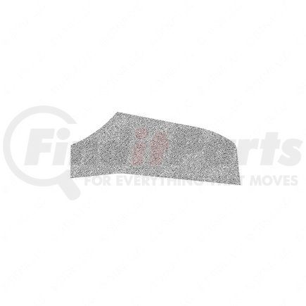 FREIGHTLINER 17-20627-000 - engine noise shield - left side, open cell polyether polyurethane, 363.02 mm x 153.77 mm