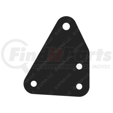 Freightliner 18-46225-000 Lateral Control Rod Bracket - Steel, 0.25 in. THK