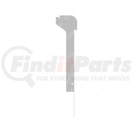 Freightliner 18-57029-000 Sleeper Bunk Support Bracket - Left Side, Aluminum, 0.08 in. THK