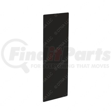 Freightliner 18-59215-000 Sleeper Bunk Partition Carpet Insert - Polypropylene and Polyethylene, Graphite, 612.14 mm x 236.22 mm