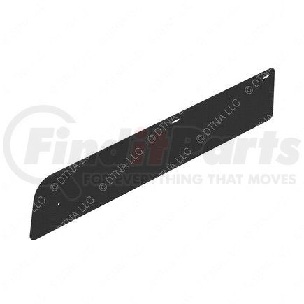 Freightliner 18-63682-000 Side Skirt - Left Side, Polyethylene, Black, 43.93 in. x 7.87 in., 0.13 in. THK