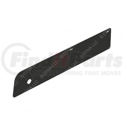Freightliner 18-63682-002 Side Skirt - Left Side, Polyethylene, Black, 43.93 in. x 7.87 in., 0.13 in. THK