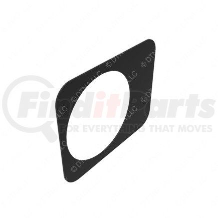 Freightliner 18-64015-000 Shift Lever Cover - Styrene Butadiene Rubber, 361.5 mm x 286.5 mm, 3.7 mm THK