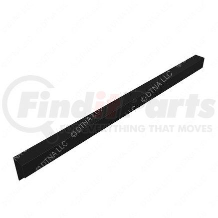 Freightliner 18-67711-002 Floor Covering Trim - Polyvinyl Chloride, Black, 506 mm x 50 mm, 2 mm THK