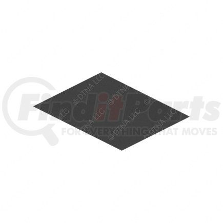Freightliner 18-66787-000 Baggage Compartment Mat - Right Side, High Mass Reinforced Styrene Butadiene Rubber, 1103.4 mm x 847.9 mm