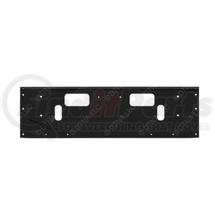 Freightliner 21-27712-005 Bumper - Front, Straight, Cutoff, Painted Black