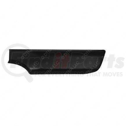Freightliner 21-26564-007 Air Dam End Cap - Thermoplastic Olefin, Black, 3.5 mm THK