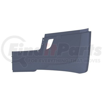 Freightliner 21-29100-009 Bumper - Fascia, Gray, Right Hand