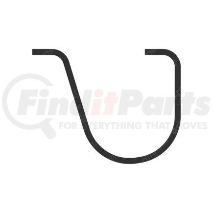 Freightliner 21-29470-000 Trailer Hitch Bracket - Steel, Black, 12.7 mm THK