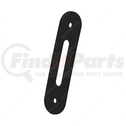 Freightliner 22-47938-000 Exterior Sun Visor Gasket - Neoprene, Black, 164.1 mm x 44 mm, 3.17 mm THK