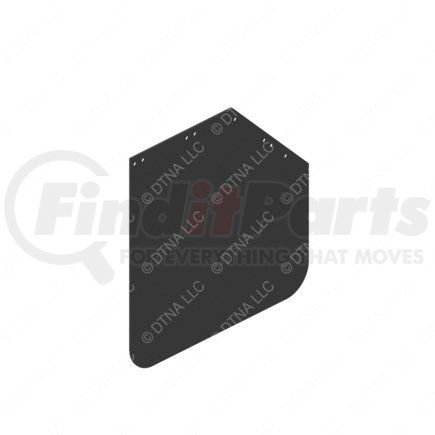 Freightliner 22-51904-004 Mud Flap - Left Side, Rubber, 609.6 mm x 609.6 mm