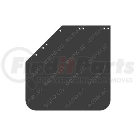 Freightliner 22-51904-035 Mud Flap - Symplastic, 609.6 mm x 609.6 mm