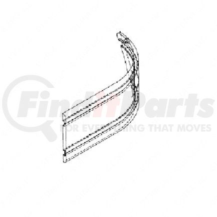 Freightliner 22-53888-000 Valance Panel - Aluminum, 7.5 mm THK