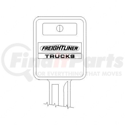 FREIGHTLINER 22-52690-000 - vehicle key set | key - ignition switch, w
