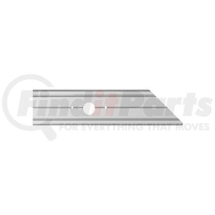 Freightliner 22-53462-010 Valance Panel - Left Side, Aluminum Alloy, 434.44 mm x 103 mm, 7.5 mm THK