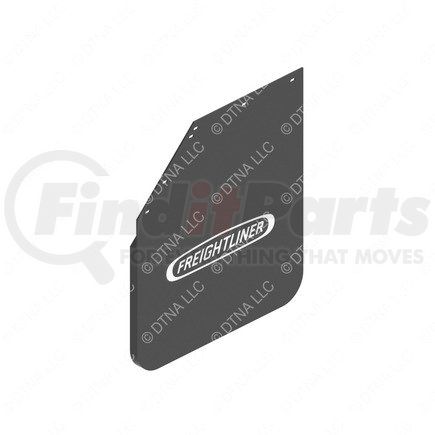 FREIGHTLINER 22-61645-202 - mud flap - rh or lh, symplastic, 762 mm x 609.6 mm, 4.8 mm thk | mud flap - 30 in, straight, black, symplastic, left hand/right hand