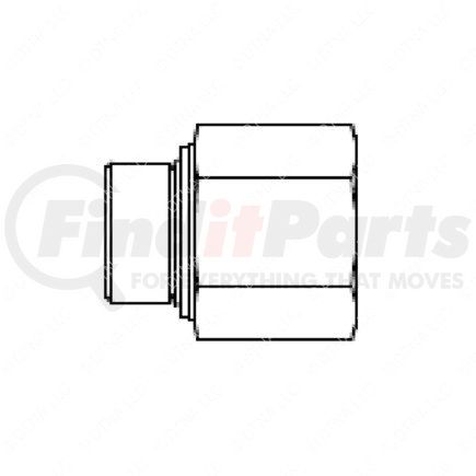 Freightliner 22-58425-000 Pipe Fitting - Adapter, M24 x 1.5, 1/2 F8O HGS