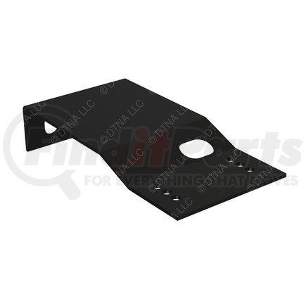 Freightliner 22-59134-000 Auxiliary Heater Box Mounting Bracket - Steel, Black, 242 mm x 120 mm, 3.42 mm THK