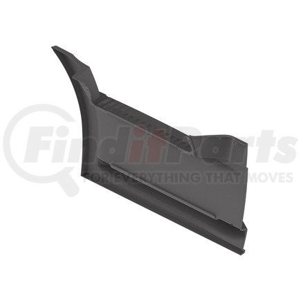 Freightliner 22-73008-003 Fairing Step Panel - RH, Granite Gray, Plain, Thermoplastic Olefin, 4mm Thickness