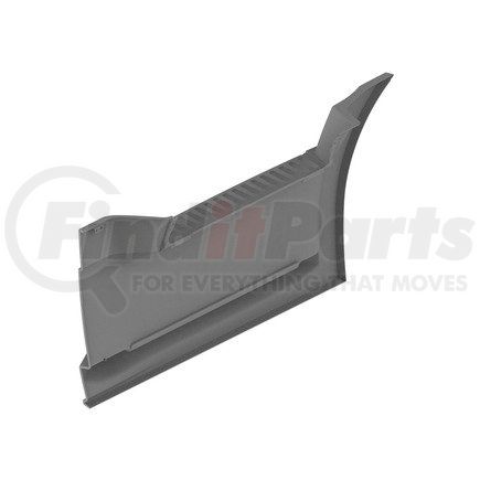 Freightliner 22-73008-004 Truck Fairing - Left Side, Thermoplastic Olefin, Black, 4 mm THK