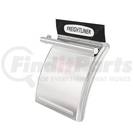 Freightliner 22-73944-005 Truck Quarter Fender - Right Side, Stainless Steel, 749.3 mm x 298.34 mm