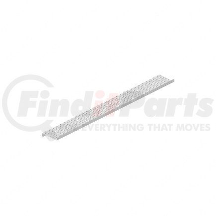 Freightliner 22-74602-002 Sleeper Cabinet Step Tread - Steel, Argent Silver, 1575 mm x 205 mm, 2.46 mm THK