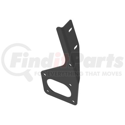Freightliner 22-75810-002 Roof Air Deflector Mounting Bracket - Left Side, Steel, Black, 0.12 in. THK