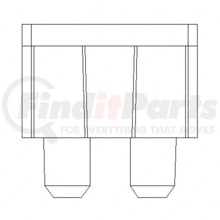 Freightliner 23-12538-007 Electrical Fuse Cartridge - Brown