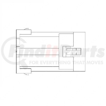 Freightliner 23-13142-700 Connector Receptacle - Polyamide, Black