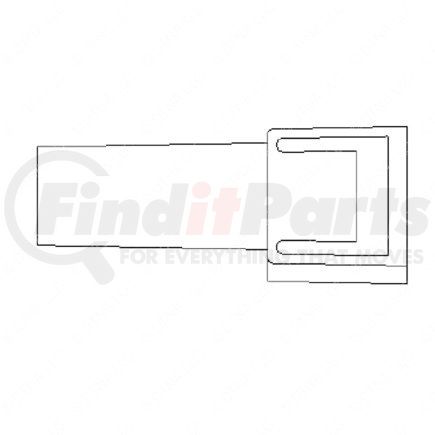 Freightliner 23-13141-202 Multi-Purpose Wiring Terminal - Black, 2 Cavity Count