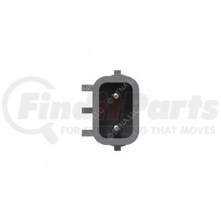 Freightliner 23-13142-227 Multi-Purpose Wiring Terminal - Inline, Male, Gray, Receptacle, 2(1 blocked) Cavity Count