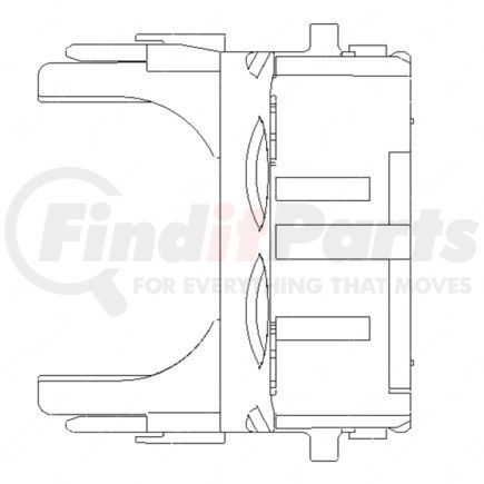 Freightliner 23-13662-026 Multi-Purpose Wiring Terminal - ECU/Device, Dark Green, Plug, 46 Cavity Count