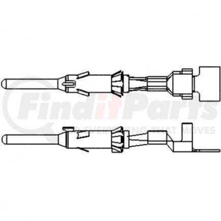 Freightliner 23-13208-410 Multi-Purpose Wiring Terminal - Male, 16-14 ga.