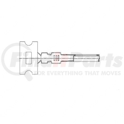 Freightliner 23-13211-581 Multi-Purpose Wiring Terminal - Female, 20-18 ga.