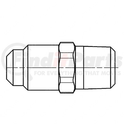 Freightliner 23-14195-002 Pipe Fitting - Connector, SAE 45 deg, 08 x 08 Male PT, Long