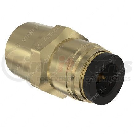 Freightliner 23-14392-006 Pipe Fitting - Connector, Straight, Push-to-Connect, 0.50 Male PT to .38 NT