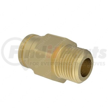 Freightliner 23-14392-011 Pipe Fitting - Connector, Straight, Push-to-Connect, .38 Male PT to 0.50 NT