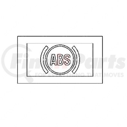 Freightliner 24-01840-033 Miscellaneous Label - Legend, Abs