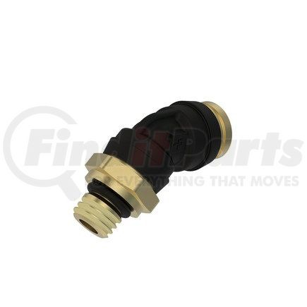 FREIGHTLINER 23-14559-003 - air line fitting | elbow-45, 3/8 push-to-connect x m12 male o-ring