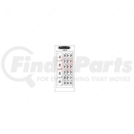 Freightliner 24-01687-000 Miscellaneous Label - Electric Power Distribution Module3, Chassis, B2/S2