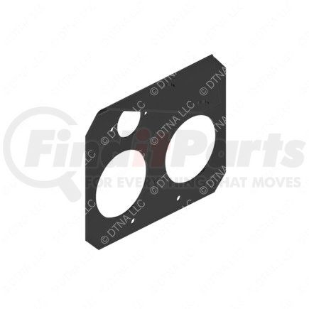 FREIGHTLINER 66-17165-000 - tail light bracket - steel, 4.34 mm thk | bracket - lamp, tail, round, trailer cable