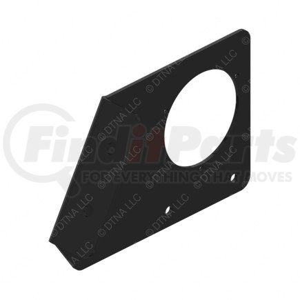 FREIGHTLINER 66-17174-000 - tail light bracket - left side, steel, 4.34 mm thk | bracket - lamp, tail, round, drp center, without utility, left hand
