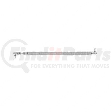 Freightliner A02-12409-005 Clutch Push Rod - Clutch Pedal to Intermediate LeverSteel, 3/8-24 UNF in. Thread Size