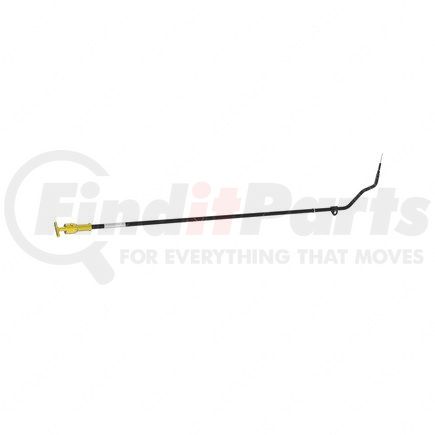 Freightliner A01-32849-000 Engine Oil Dipstick - Nylon and Steel, Yellow, 1409.19 mm Blade Length