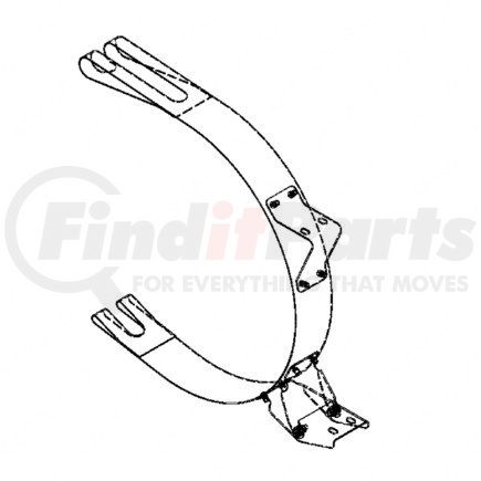 Freightliner A03-28232-000 Fuel Tank Strap - Steel