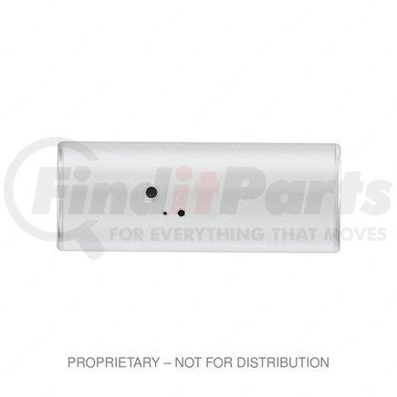 Freightliner A0327842190 Fuel Tank - Aluminum, 25 in., LH, 80 gal, Plain