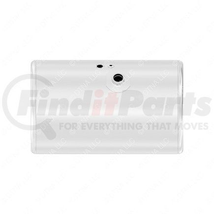 Freightliner A03-38090-161 Fuel Tank - Aluminum, 25 in., RH, 80 gal, Plain, without Exhaust Fuel Gauge Hole