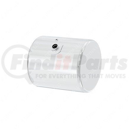 Freightliner A03-39652-135 Fuel Tank - Aluminum, 25 in., RH, 60 gal, Polished, 25 deg, without Exhaust Fuel Gauge Hole