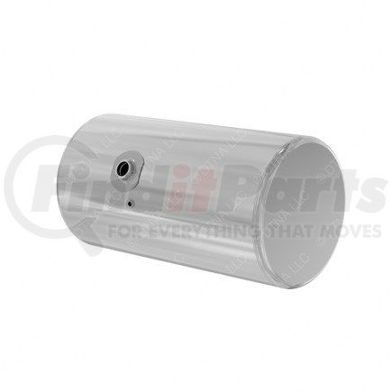 Freightliner A03-39656-161 Fuel Tank - Aluminum, 25 in., RH, 100 gal, Plain, 25 deg, without Electrical Flow Gauge Hole